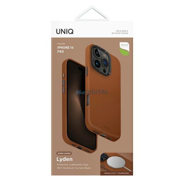 Uniq Lyden Magclick Charging tok iPhone 16 Pro - barna