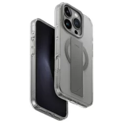   Uniq Heldro Max Magclick Charging tok kitámasztóval iPhone 16 Pro Max - átlátszó