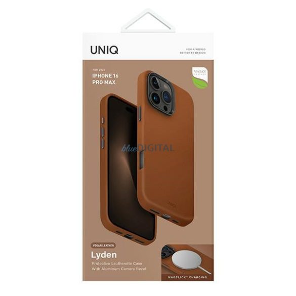 Uniq Lyden Magclick Charging tok iPhone 16 Pro Max - barna