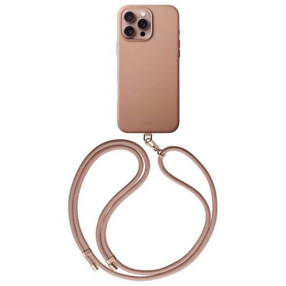 Uniq Coehl Muse Magnetic Charging tok iPhone 16 Pro - rózsaszín