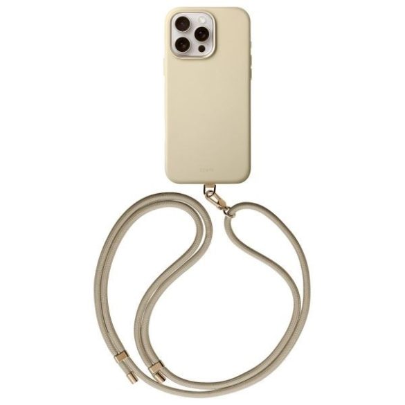 Uniq Coehl Muse Magnetic Charging tok iPhone 16 Pro - bézs