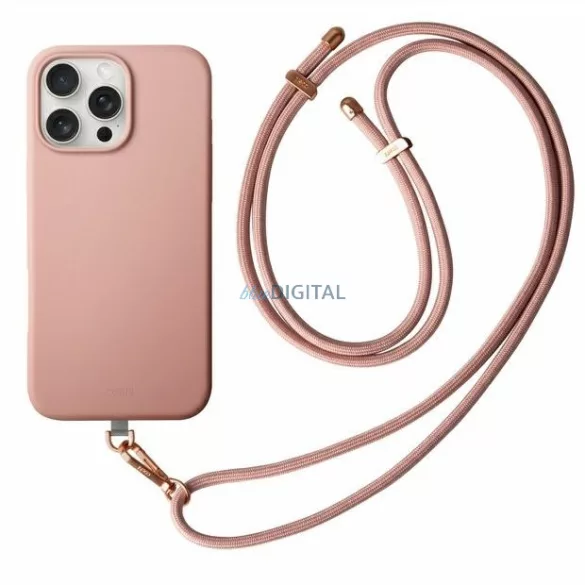 Uniq Coehl Creme Magnetic Charging tok iPhone 16 Pro Max - rózsaszín