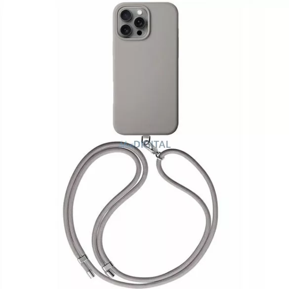 Uniq Coehl Creme Magnetic Charging tok iPhone 16 Pro Max - tópszürke