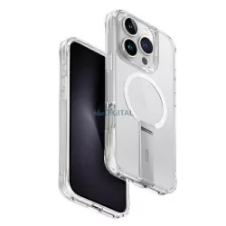   Uniq Eleva with Vertica Stand tok kitámasztóval iPhone 16 Pro - átlátszó