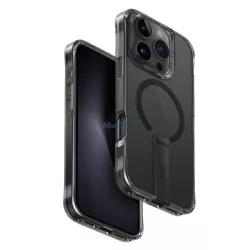   Uniq Eleva with Vertica Stand tok kitámasztóval iPhone 16 Pro - fekete