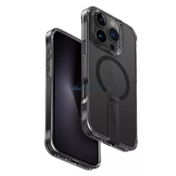Uniq Eleva with Vertica Stand tok kitámasztóval iPhone 16 Pro - fekete