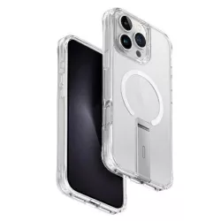   Uniq Eleva with Vertica Stand tok kitámasztóval iPhone 16 Pro Max - átlátszó