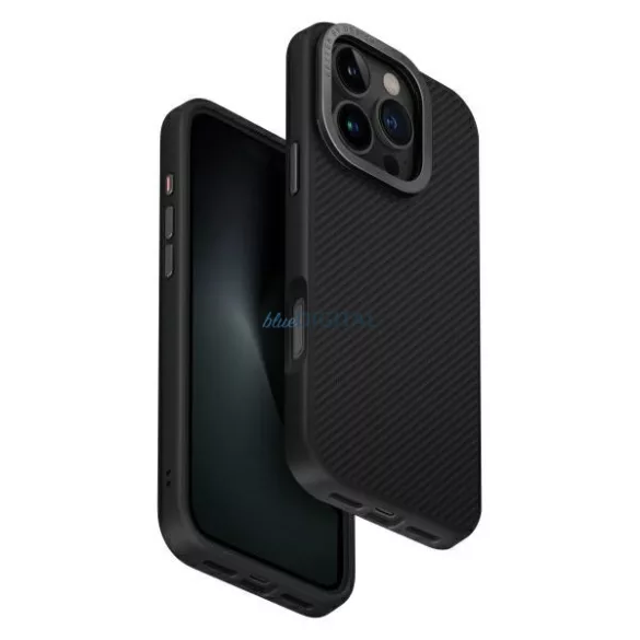 Uniq Keva Max Magclick Charging tok iPhone 16 Pro - fekete