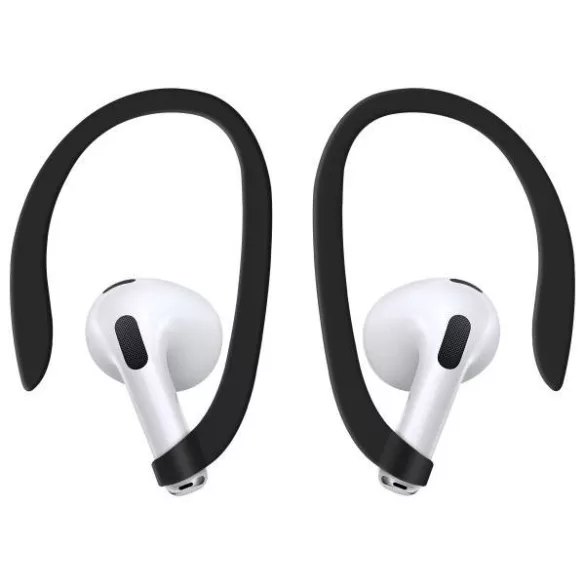 UNIQ tok Nexo AirPods 4 + fülkampók szilikon fekete