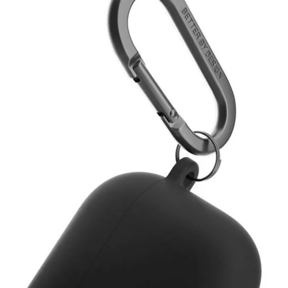 UNIQ tok Nexo AirPods 4 + fülkampók szilikon fekete