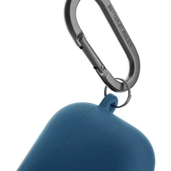 UNIQ tok Nexo AirPods 4 + fülkampók szilikon csendes-óceáni kék