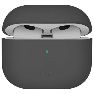 UNIQ tok Lino AirPods 4 szilikon hamuszürke
