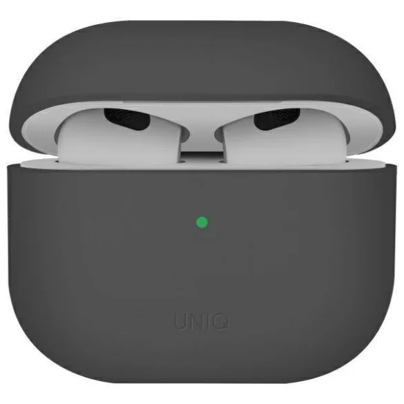 UNIQ tok Lino AirPods 4 szilikon hamuszürke