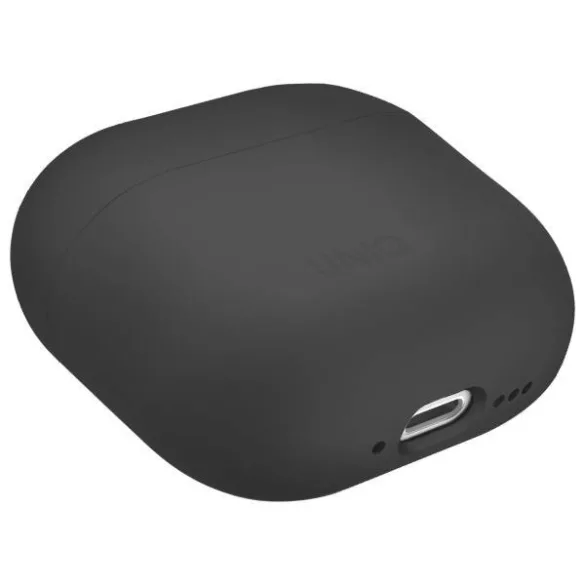 UNIQ tok Lino AirPods 4 szilikon hamuszürke
