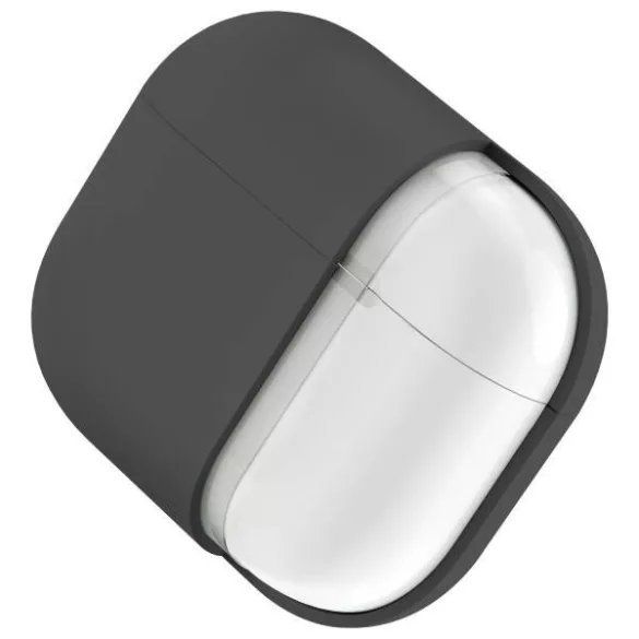 UNIQ tok Lino AirPods 4 szilikon hamuszürke