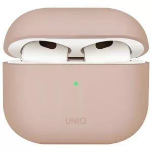 UNIQ tok Lino AirPods 4 szilikon rózsaszín pirítós
