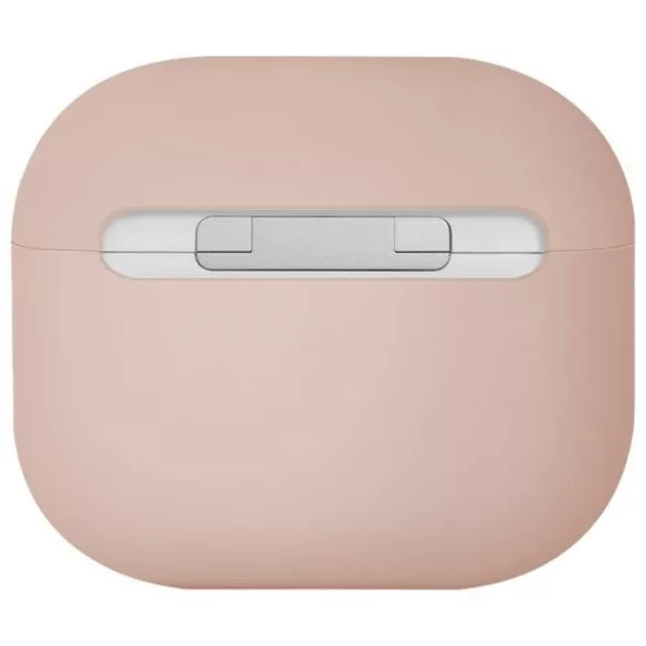 UNIQ tok Lino AirPods 4 szilikon rózsaszín pirítós