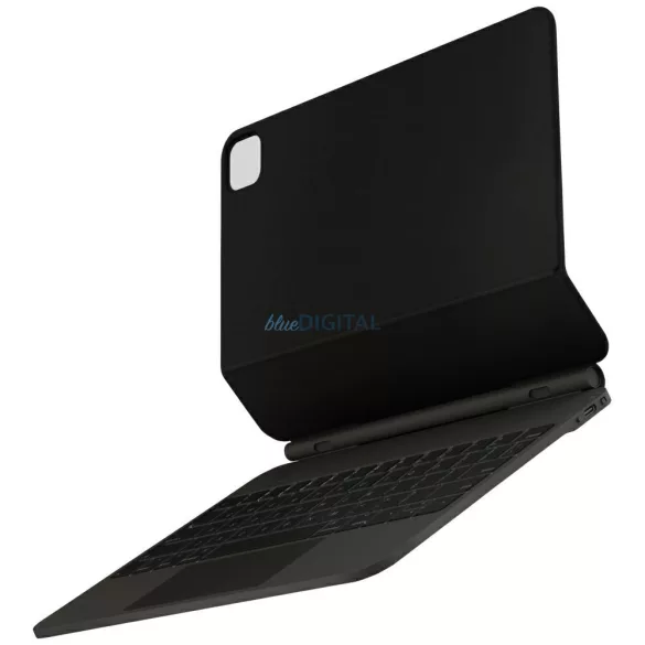 UNIQ Venno Pro mágneses Smart tok billentyűzettel az iPad Pro 13" M4 (2024) készülékhez, fekete
