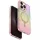 UNIQ Iridescia tok iPhone 16 Pro Magclick töltéshez, rózsaszín prizmás kivitelben
