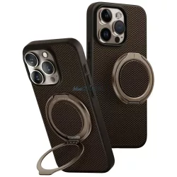   UNIQ Keva Air tok iPhone 16 Pro, Magclick töltéssel, GripFit kialakítással, barna