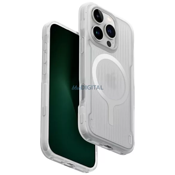 UNIQ Combat Active tok iPhone 16 Pro Magclick töltéshez, fényes fehér