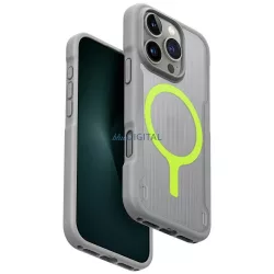   UNIQ Combat Active tok iPhone 16 Pro Magclick töltéshez, szürke