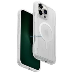  UNIQ Combat Active tok iPhone 16 Pro Max Magclick töltéshez, fényes fehér