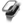 UNIQ Voute tok Apple Watch Series 10 42 mm-es modellhez, edzett üveg, ezüst színű