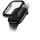 UNIQ Voute tok az Apple Watch Series 10 / 11 42mm-es sorozatához, edzett üveg fekete