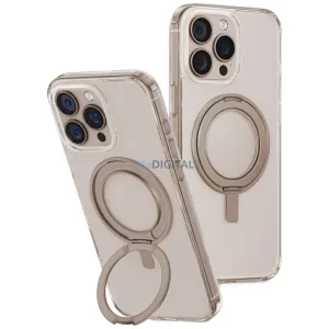 UNIQ Swivix tok iPhone 16 Pro Max, 360°-ban forgatható támasztóval, arany színű
