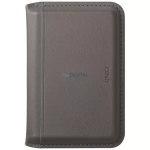 Mágneses RFID pénztárcával UNIQ Lyden DS állványos telefon szürke