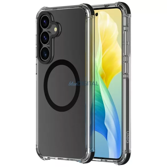 UNIQ Combat tok Samsung Galaxy S25+ készülékhez, Magclick töltéssel, fekete