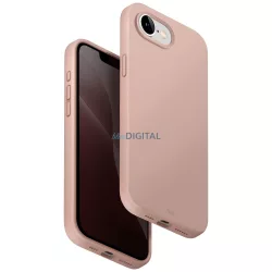   UNIQ Lino tok iPhone 16e (2025) készülékhez, Magclick töltéssel, rózsaszín