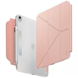 UNIQ Camden Click tok iPad 11" A16 (2025) / iPad 10.9" 10 gen. (2022) rózsaszín tokhoz