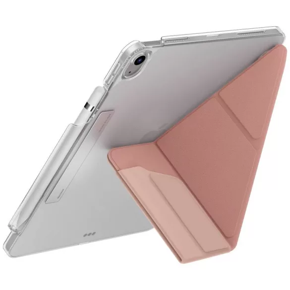 UNIQ Camden Click tok iPad 11" A16 (2025) / iPad 10.9" 10 gen. (2022) rózsaszín tokhoz