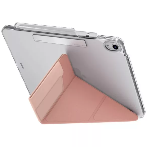 UNIQ Camden Click tok iPad 11" A16 (2025) / iPad 10.9" 10 gen. (2022) rózsaszín tokhoz