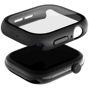 UNIQ Nautic tok Apple Watch 42 mm-es modellhez, fekete
