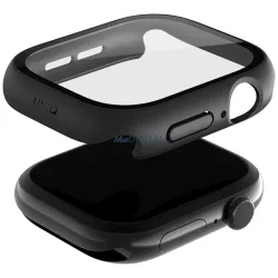 UNIQ Nautic tok Apple Watch 46 mm-es modellhez, fekete