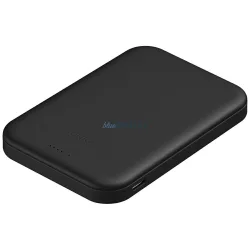   UNIQ Lyden Lexa mágneses powerbank, 5000 mAh, PD, USB-C, MagSafe, fekete