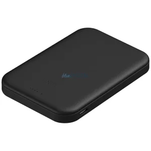 UNIQ Lyden Lexa mágneses powerbank, 5000 mAh, PD, USB-C, MagSafe, fekete