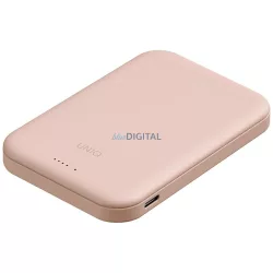  UNIQ Lyden Lexa mágneses 5000 mAh-s PD USB-C MagSafe powerbank, rózsaszín