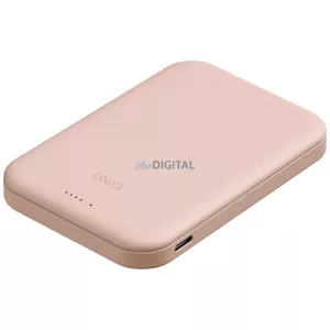 UNIQ Lyden Lexa mágneses 5000 mAh-s PD USB-C MagSafe powerbank, rózsaszín