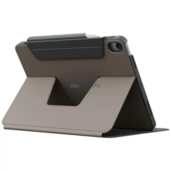 UNIQ Rovus Snapmount mágneses, 360°-ban forgatható, levehető tok iPad Air 13" M2/M3 (2024/2025) modellhez, szürke