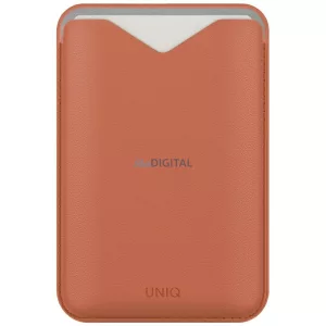 UNIQ Lyden Evo mágneses pénztárcával és telefonállvány, terrakotta színben