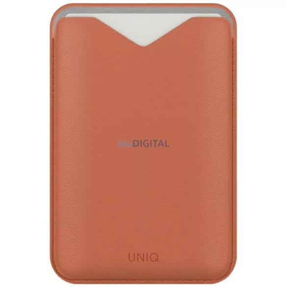UNIQ Lyden Evo mágneses pénztárcával és telefonállvány, terrakotta színben