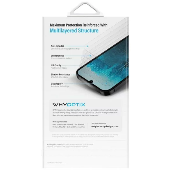UNIQ Optix Privacy betekintésvédett edzett üveg (front kijelzőre) Samsung Galaxy Z Flip7