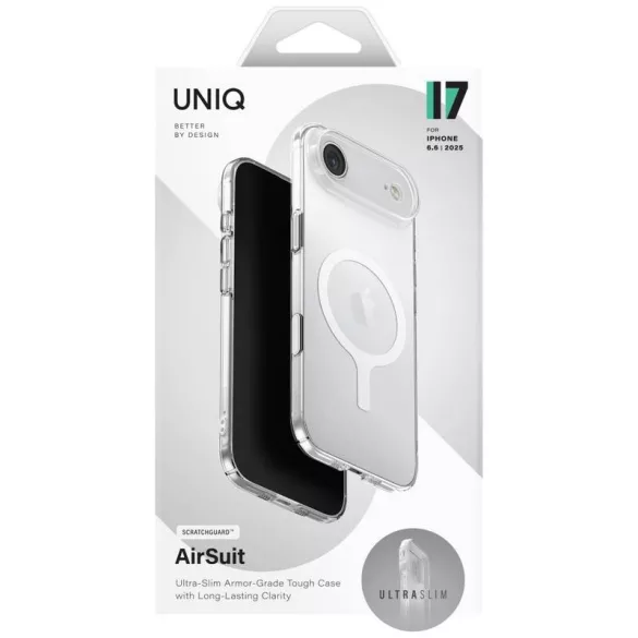 UNIQ Airsuit Magclick tok iPhone Air - átlátszó