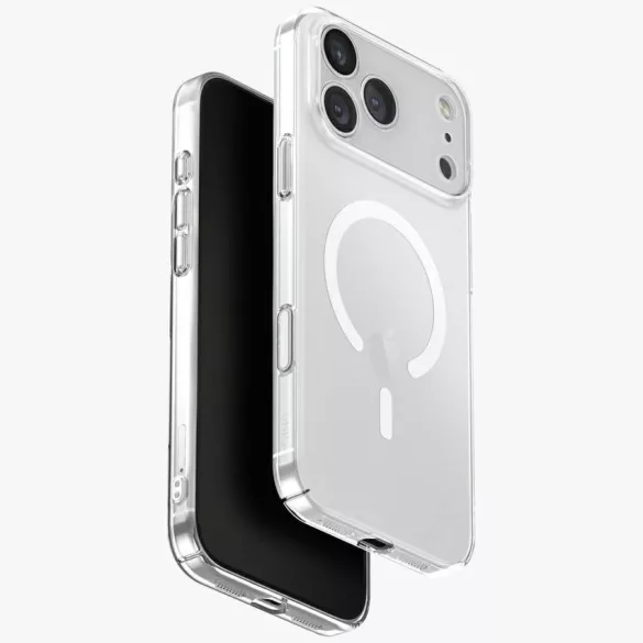 UNIQ Airsuit tok iPhone 17 Pro Max Magclick töltés Átlátszó