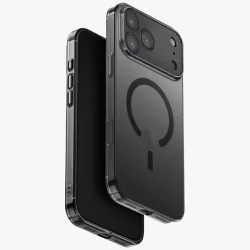 UNIQ Airsuit tok iPhone 17 Pro Max Magclick töltés Fekete