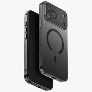 UNIQ Airsuit tok iPhone 17 Pro Max Magclick töltés Fekete